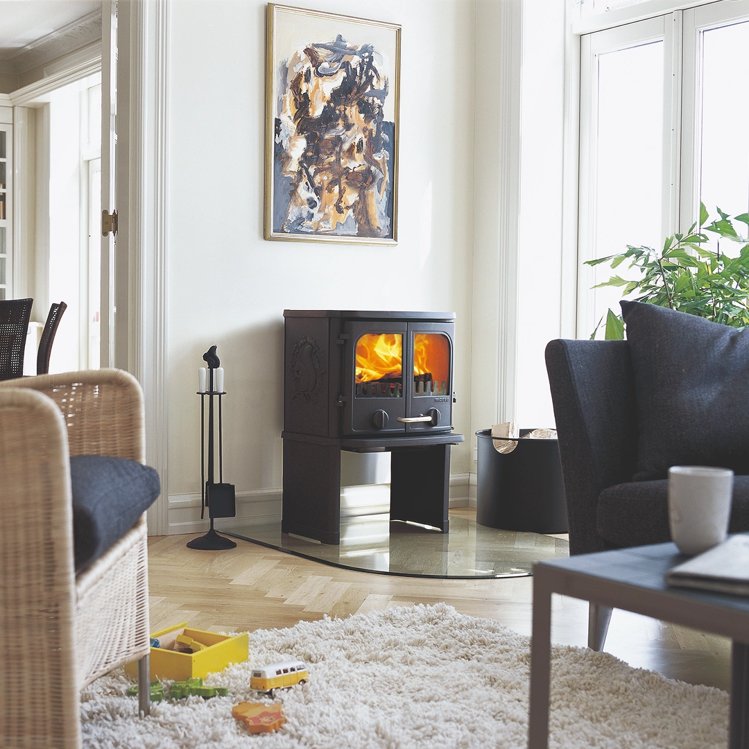 Mindre brændeovn fra morsø